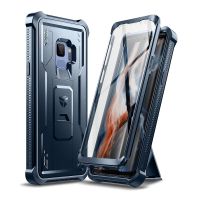 Dexnor เคสโทรศัพท์สำหรับ Samsung Galaxy S9เคสพร้อมฟิล์มป้องกันหน้าจอ360ป้องกันทุกส่วนของเครื่องแข็งกันแรงกระแทกเคสเคสกันกระแทกสำหรับงานหนักสองชั้น