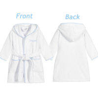 Bathrobe Children Night Robe Boys Soft Sleep Wear Bath Clothes Hoodies Girls Towel Cotton Robe