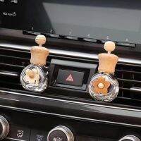 Air outlet car aromatherapy bottle flower milk tea interior decoration