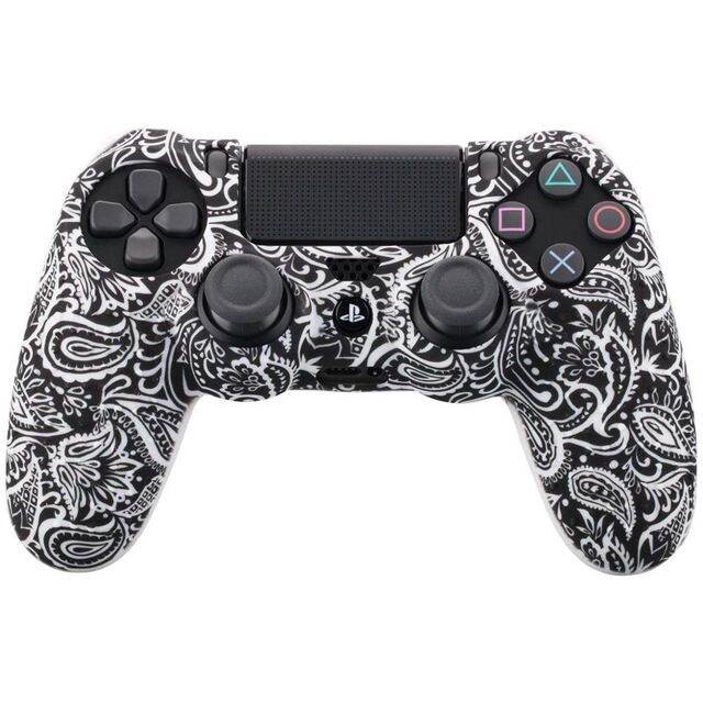 camouflage-case-graffiti-studded-dots-silicone-rubber-gel-skin-for-ps4-slim-pro-controller-cover-case-for-dualshock4