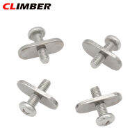 CLIMBER 4ชุดสแตนเลส M6สกรู + ถั่วเรือคายัคแทรก/อุปกรณ์ติดตั้งราง