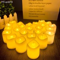 24pcs Led Candles Tea Light sfarfallio senza fiamma Wishing Tealight a batteria Votive Tealight decorazioni per la casa per il compleanno