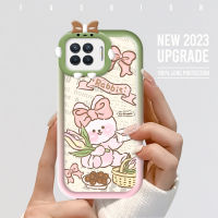 เคสเคสโทรศัพท์ OPPO Reno6 5G Reno6 Z 5G Reno8 5G Reno5 Reno5 5G Reno4 F Reno7 Pro 5G Reno4 SE 5G เคสการ์ตูนกระต่ายมอนสเตอร์เลนส์โทรศัพท์เปลือกฝาครอบป้องกันนิ่มกันกระแทกเคสโทรศัพท์มือถือ