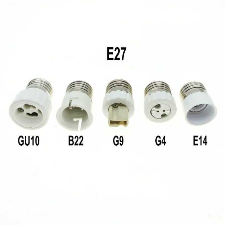yf-lamp-holder-converters-gu10-g4-mr16-b22-e14-to-e27-e27-base