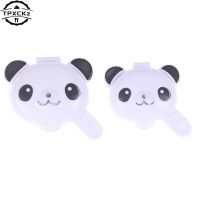 2pcs Mini Cute Panda Condiment Sauce Box Squeeze Bottle Cartoon Tomato Honey Condiment Container For Kids Lunch Box Accessories