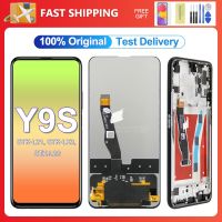 ✗㍿∈ Y9S original Screen 6.59 39; 39; For Huawei Y9S LCD Display Touch Digitizer Assembly Replacement With Frame For Huawei P Smart Pro LCD