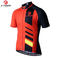 X-TIGER ยี่ห้อผู้ชายเสื้อเจอร์ซีย์นักปั่นจักรยานแขนเสื้อสั้นเสื้อผ้า Quick-Dry ขี่จักรยานชุดกีฬาปั่นจักรยานเสื้อผ้า Ropa Ciclismo