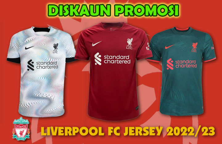 Liverpool Jersey (home, away, third)