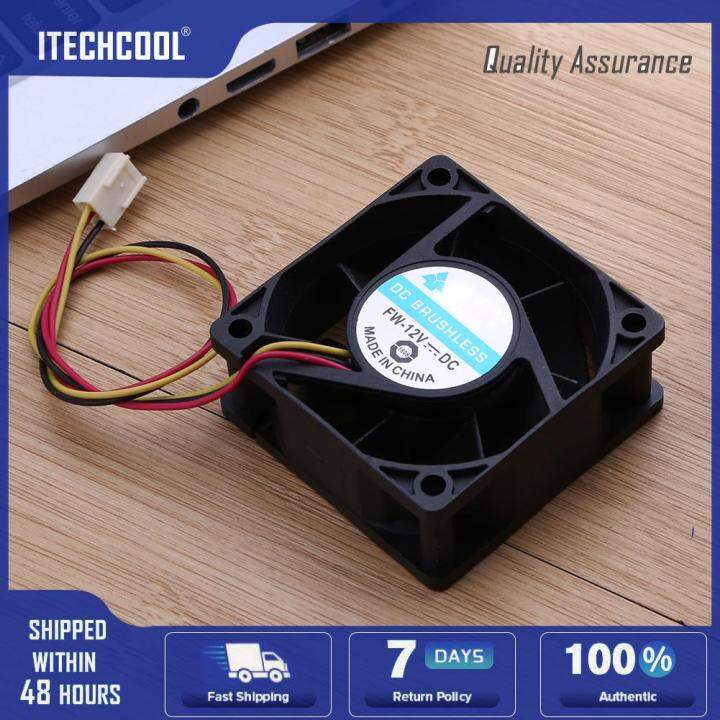【Original】DC Brushless Cooling Fan 12V 60x60x25mm 3 Pin CPU Computer