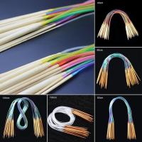 【YF】 18pcs 18 sizes Afghan Tunisian Carbonized Bamboo Needle Crochet Hooks Professional Weaving Knit Set