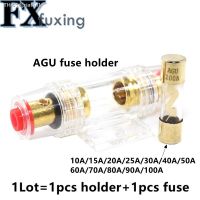 ✐▼ 1 Set 50A / 60A / 70A / 80A / 100A AGU Protective Fuse Holder for Car Automobile Safety Seat Insurance Gallbladder Car Fuse