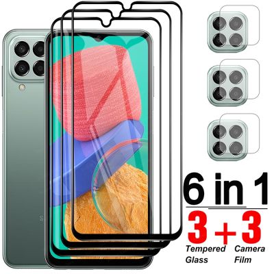 6in1 Tempered Glass For Samsung Galaxy M33 Cover Screen Protector Film Samsang M13 M14 M23 M62 M52 M32 M12 M53 Protective Glass