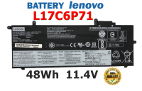 LENOVO แบตเตอรี่ L17C6P71 ของแท้ (สำหรับ ThinkPad X280 20KE Series 01AV470 01AV471 L17M6P71 L17L6P71) Lenovo Battery Notebook เลอโนโว