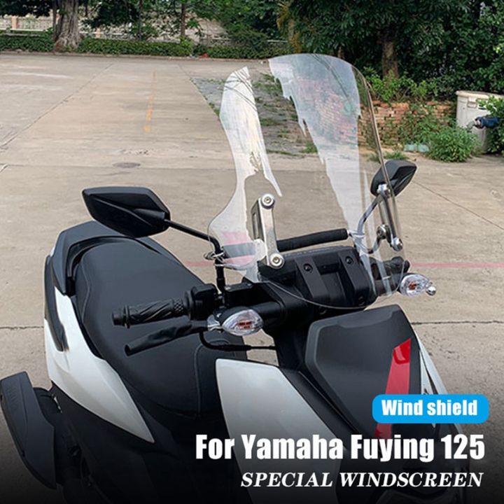 windscreen-windshield-air-flow-deflector-flyscreen-windscreen-universal-adjustable-fit-for-motorcycle-atv-screen-transparent