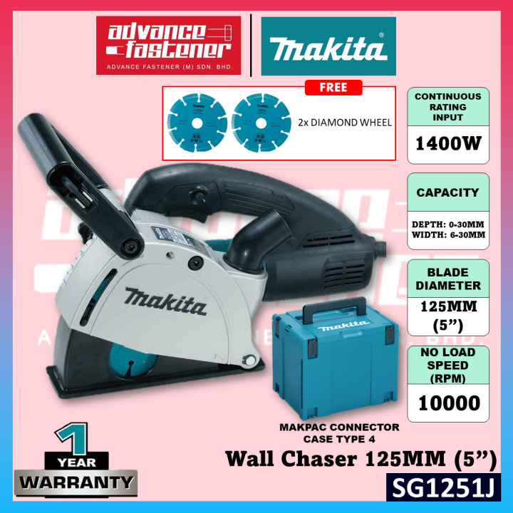 Makita SG1251J Corded Wall Chaser 125MM (5