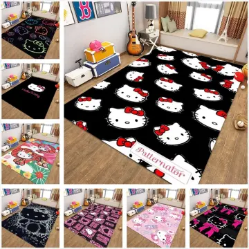 Sanrio Hello Kitty Rug Cartoon Cute Floor Bath Mat Velvet Memory Cotton  Children Absorbent Door Footmat Non Slip Bathroom Carpet 