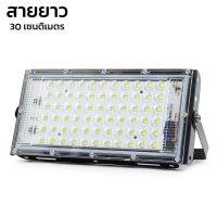 ไฟสปอตไลท์ สปอตไลท์ LED โคมไฟภูมิทัศน์ ไฟถนน Floodlight ขนาด 65w 125w 150w โคมไฟ แสงขาว สว่าง ประหยัดไฟ สายยาว 30 เซนติเมตร Abele