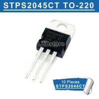 10pcs STPS2045CT TO-220 STPS2045 STPS2045C STPS2045CTC TO220 45V 20A ใหม่เดิม