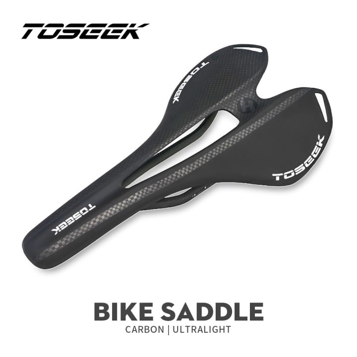 saddle105g-จักรยานคาร์บอน-mtb-ถนนอานจักรยานเส้นใย-toseek-คาร์บอนแบบเต็ม7-9รางคาร์บอน8สี