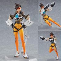 Figma ฟิกม่า Figure Action จากเกมส์ Overwatch โอเวอร์วอช Tracer เทรเซอร์ Ver แอ็คชั่น ฟิกเกอร์ Anime อนิเมะ การ์ตูน มังงะ สามารถขยับได้ Doll ตุ๊กตา manga Model โมเดล