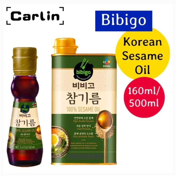 Carlin Cj Bibigo Sesame Oil 100 Korean Sesame Oil Lazada PH