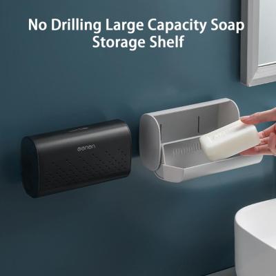 Soap Container Box Wall Mount Soap Holder Durable Soap Case Easy to Clean Bar Soap Container Soap Dish for Bathroom Storage Box Soap Dishes
