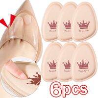 6Pcs Forefoot Insert Half Yard Insoles for Women High Heels Shoe Size Adjust and Non-Slip Foot Pads for Shoes Comfort Cushion Shoes Accessories