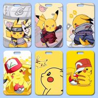 การ์ตูนอะนิเมะ Pokemon Pikachu DIY นักเรียนโรงเรียนบัตรประจำตัวประชาชนมหาวิทยาลัยปกแข็งพนักงานบัตรประจำตัวผู้ถือบัตรทำงานปก ABS