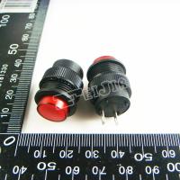 R16-503B Button color Red 1A/250V 2Pin Non Self-locking Push Button Switch (Self reset switch) 10Pcs/lot  Power Points  Switches Savers