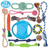 12Pcs Large Dog Toy Sets Chew Rope Toys for Dog Chewing Toys for Dog Outdoor Teeth Clean Toy for Big Dogs Juguete para Perros Toys