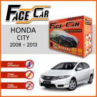 ผ้าคลุมรถ ส่งฟรี HONDA CITY 2008-2013 ตรงรุ่น กล่อง FACE CAR ผ้า HISORON อย่างดีหนาพิเศษ ป้องกันแดด ป้องกันฝน ป้องกันฝุ่น