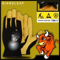 q Qiangleaf ถุงมือหนังวัว กันลื่น กันสึกหรอ 9530NP ST