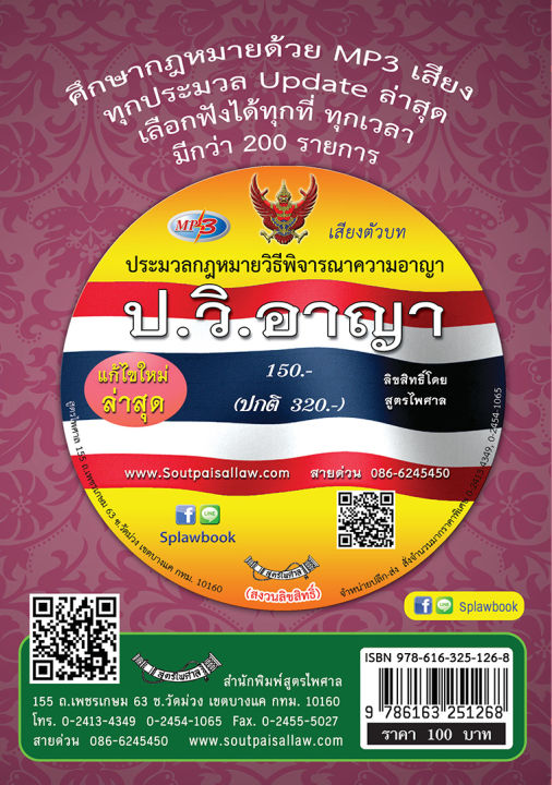 ประมวลกฎหมายวิธีพิจารณาความอาญา-ฉบับจับประเด็น-พร้อมฎีกา