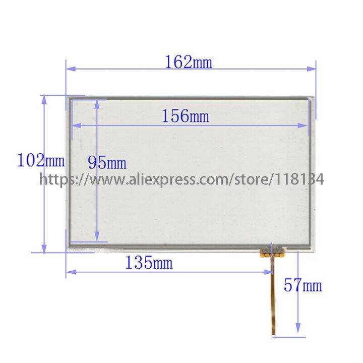 【Tech-savvy】 7นิ้ว162*102มม. หน้าจอสัมผัสลวด Digitizer สำหรับ LMS700KF15 LMS700KF23 LMS700KF23-002 LMS700KF23-006 LMS700KF06