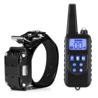 ZZOOI Original 800m Waterproof Rechargeable Dog Training Collar Remote Control LCD Display Pet Collars For All Size Dogs