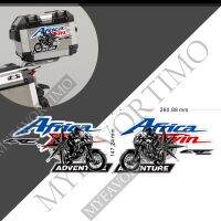 HOTnew Africatwin เคสท้ายรถกระเป๋ากล่องอลูมิเนียมผจญภัยถังสติกเกอร์แผ่นแฝดแอฟริกัน CRF1000L CRF 1000