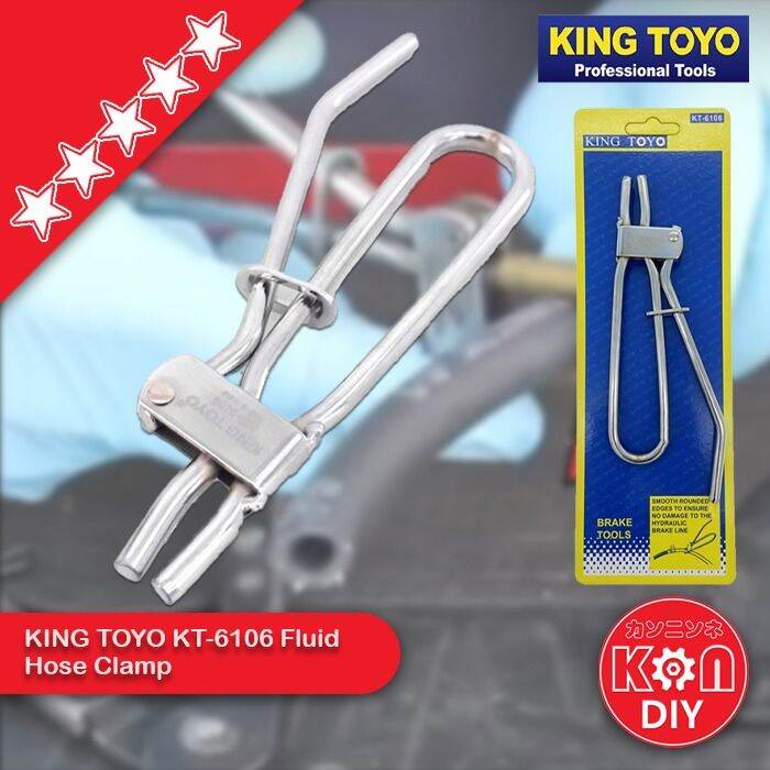 King Toyo Fluid Hose Clamp KING TOYO BRAKE FLUID HOSE CLAMP (KT6106