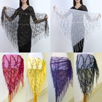 hot【DT】 Belly Costumes Dancing Hip Scarf Wrap Tassels Bellydance