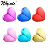 【CW】 Nbyaic Love heart shape perfume bottle 25ml portable stained glass liner sub bottling spray bottle empty bottle 1pcs