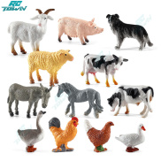 RCTOWN Realistic Farm Poultry Figurines Simulation Animal Action Figure