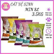 HCM Tải 7 túi Cát Nhật Min vệ sinh cho mèo túi 3,5kg