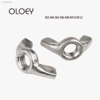 ∋❧◐ Free Shipping 4/10/20pcs Butterfly Wing Nut M3 M4 M5 M6 M8 M10 M12 Stainless Steel Wing Nuts Zinc Plated Hand Tighten Nut DIN315