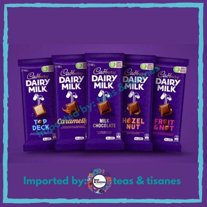 hotinntj59789vbv1 CADBURY AUSTRALIA Milk Chocolate Block 160g 190g