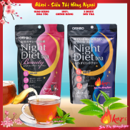 Trà giảm cân Night Diet tea Beauty Orihiro 16 gói