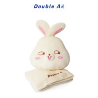 หมอนผ้าห่ม Cotton Bunny by Double A จำนวน 1 ชิ้น