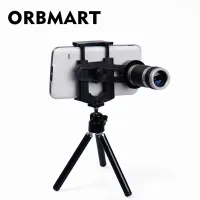 ORBMART 8X ซูมกล้องทรรศน์เลนส์ศัพท์มือถือพร้อมขาตั้งกล้องขนาดเล็กสำหรับ 5S 6 6 S Plus S6 S5หมายเหตุ5 4 Doogee