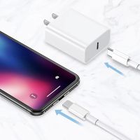 【Taotao Electronics】 PD 3A ชาร์จเร็ว USB-C ประเภท C ไปยังอะแดปเตอร์ชาร์จในรถยนต์สาย Ip สำหรับโทรศัพท์