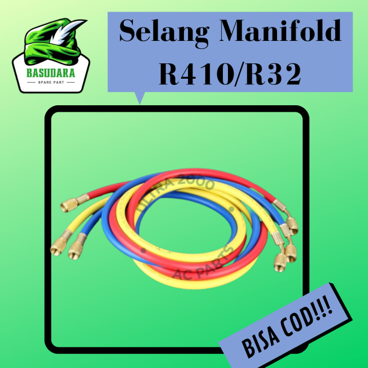 Selang Manifold R410/R32 / Sil Selang Manifold Manifol Kulkas Ac R22 ...