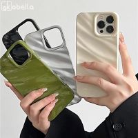 AKABEILA เคสโทรศัพท์มีลายคลื่น6สีแบบเรียบง่ายสำหรับ IPhone 11 Pro Max 14 12 13 Pro Max 6 7 8 Plus X XR XS Max SE 2020กันกระแทกกระเป๋าใส่กล้องใหญ่เคสใส่โทรศัพท์เท่ๆ