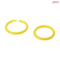 20PCS Creative Plastic Circle Multi-Functional Loose Leaf Ring Binder Hoop For DIY Photo Scrapbook Album Book